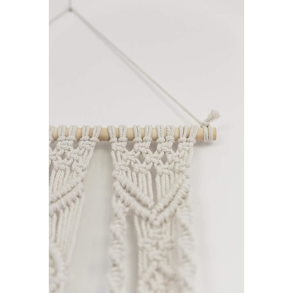Macrame tråd blomkruka dekoration - Boho väggdekor blomkruka hängande korg hem bomullsrep för inomhus- och utomhusbruk