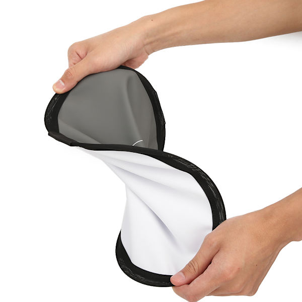 30cm Bärbar 18％ Grå Vit Balanseringskort Dubbla Sidor Fokuseringstavla Reflektorplatta för Digital SLR-kamera