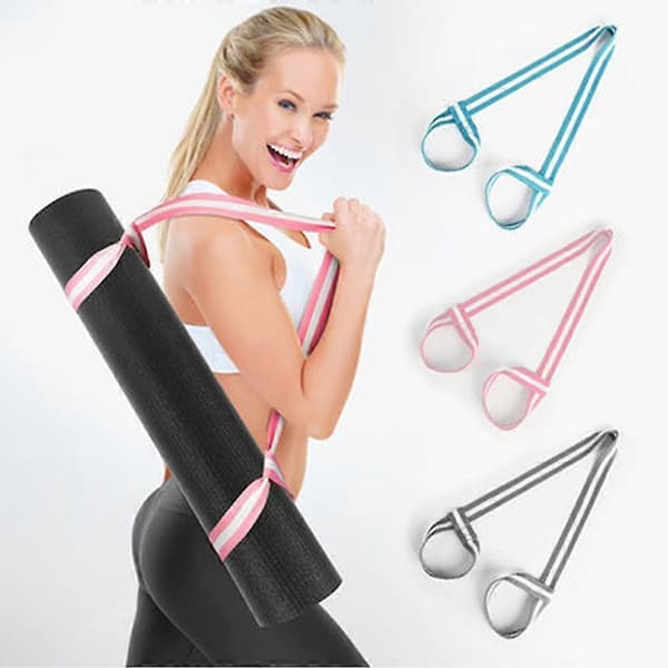 GETIT Yogamattestropper, justerbare og slitesterke stropper og strekkstropper, multifunksjonelle stropper