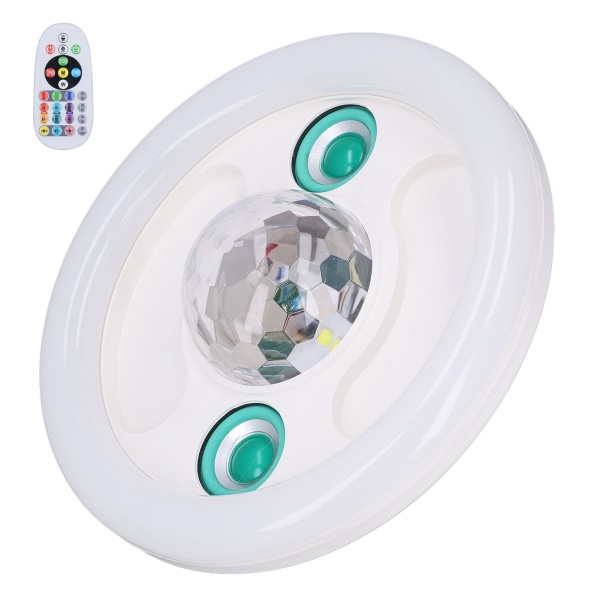LED Bluetooth -musiikkivalo kahdella kaiuttimella, langaton 36 W E27 R