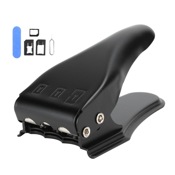 Universell 3 i 1 Standard Micro Nanometer SIM-kortskärare 3 SIM-adapter 1 SIM-kortsnål