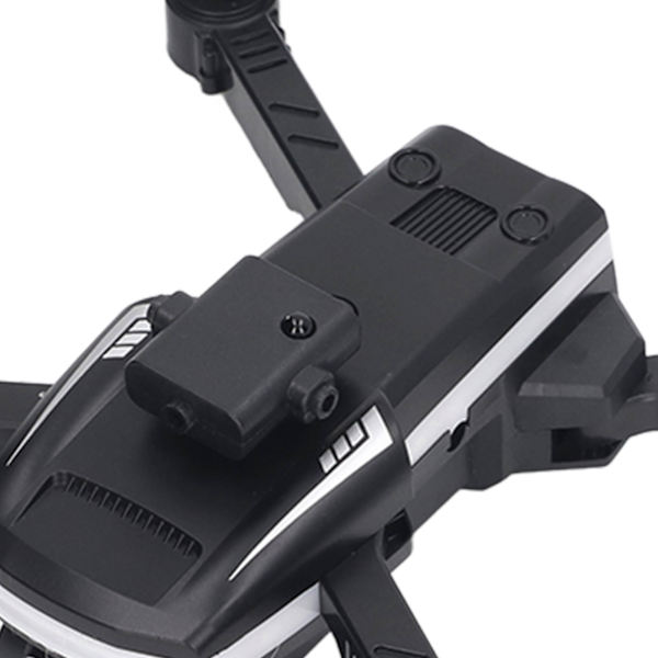 S162 RC Drönare Hinderrörelse Undvikande WIFI Drönare Fjärrkontroll Quadcopter med 4K HD Dubbel Kamera LED Grönt Ljusremsa