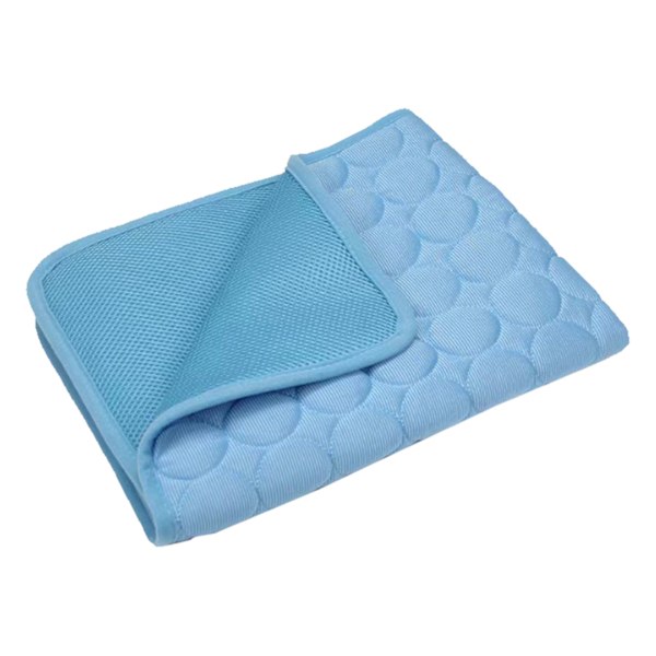 Kylmatta för husdjur, värmeavledande, andningsbar, bekväm, modern, isunderlägg för husdjur, för sommaren, XS (lämplig för inom 1 kg/2,2 lb), himmelsblå