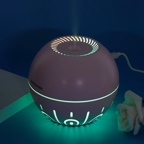 Ny Bil Diffuser Luftfuktare med USB Mini Portabel Diffuser Funktion för Hemmakontor (Nattlampa Ingår)
