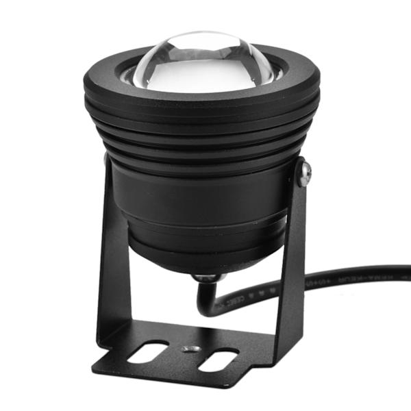 12V 10W RGB Vandtæt Akvarium LED Spotlight Lampe til Fisk Tank Pool Have Undervands Sort