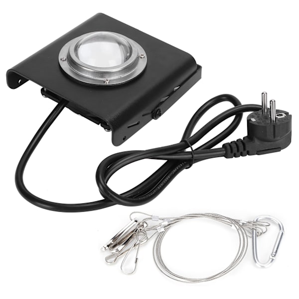Sort COB plantevækstlampe 300W LED plantelys fuldt spektrum Pla