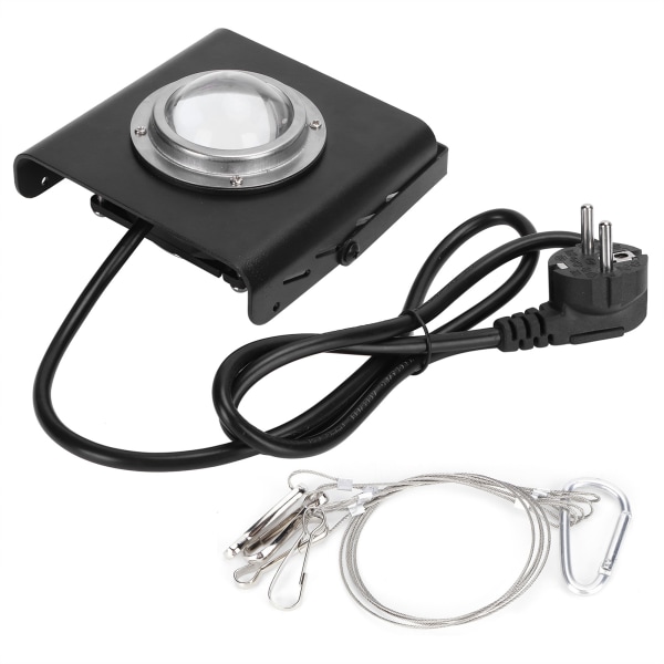 Svart COB plantevekstlampe 300W LED vekstlys Full Spectrum Pla