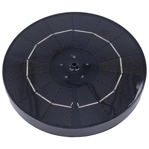 Aurinkovoimalla toimiva suihkulähde, pieni kotitalous, 5 LED-värivaloa, ulkokäyttöön