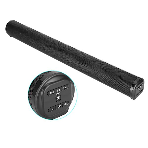 Bærbar 5.0 Bluetooth Trådløs Højttaler TV Soundbar Hjemmebiograf 3D Stereo Soundbar med Fjernbetjening
