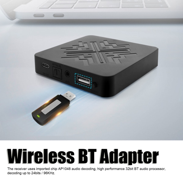Q3 HiFi Trådløs BT Digital Audio Modtager 3,5 mm AUX Udgang Hjem Stereo Tabsløs Musik Afspiller