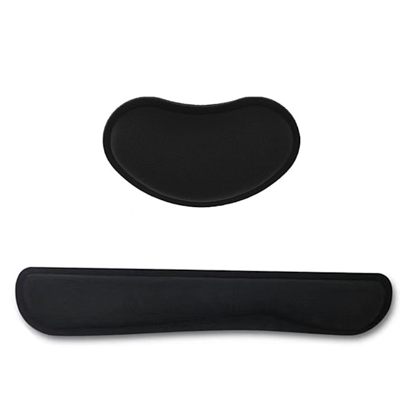 Handledsstödset i Memory Foam: Smärtlindring, Ergonomisk Design, Halkfri Botten, Vattenresistent Yta för Kontor & Gaming