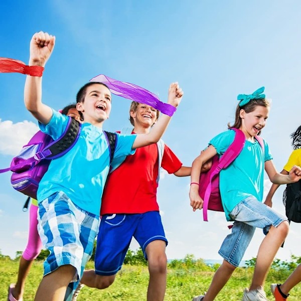 12-pack jongleringsdukar dansdukar jongleringssjalar gymnastikdukar för barn i förskolan barnföreställning magdans 60 x 60 cm (12 dansdukar)