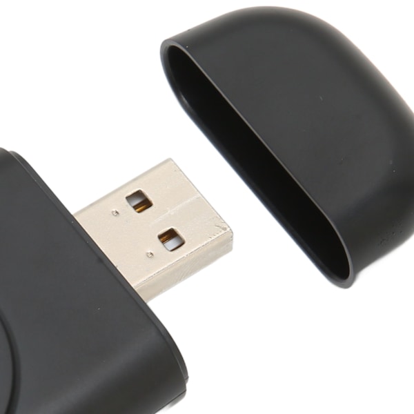 Se trådløs lader med sterk magnetisk adsorpsjon, liten bærbar trådløs ladestasjon for IOS Watch, svart