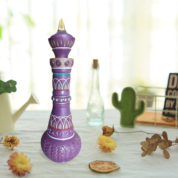 Tidlösa Glas Aromadiffusorer, Egyptisk-Inspirerade Multifunktionella Flaskor För Din Doftkollektion, Handgjorda Med Harts För Styrka