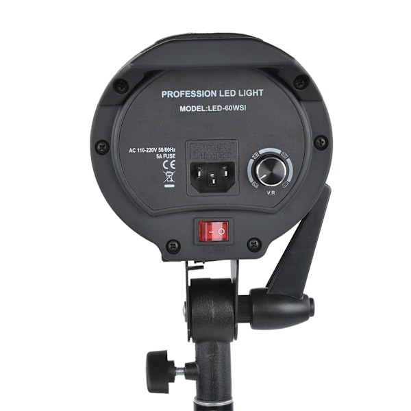 LED-60WSI Stillebenfotografering Barnfotografering Videokamera Lampa Kontinuerligt Ljus US 110-220V