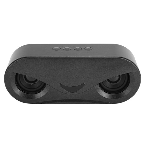 Bärbar trådlös Bluetooth-dubbelhögtalare med LED-ljus basstereohögtalare för U-skiva