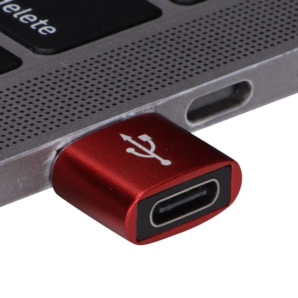 3 kpl USB 2.0 uros-uros-liitäntä Metalli USB-uros-uros-liitäntä kannettavalle tietokoneelle ja matkapuhelimelle (Punainen)