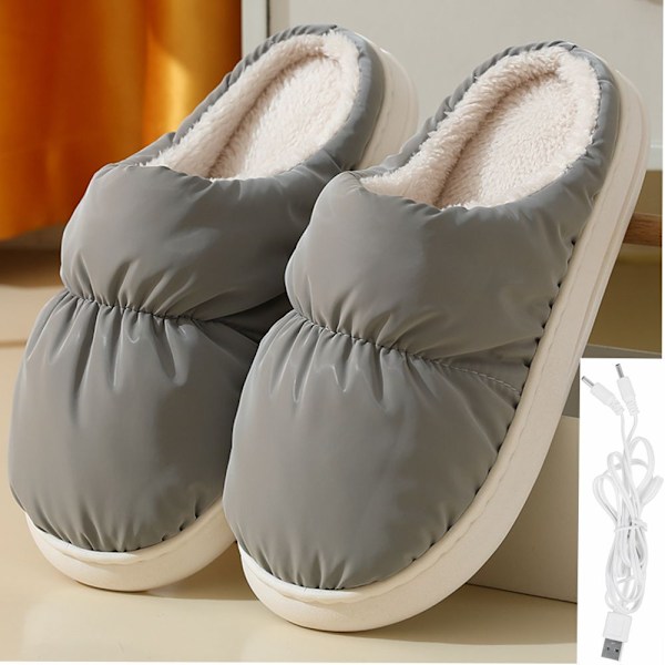 USB heating boots electric heating shoes USB slippers foot