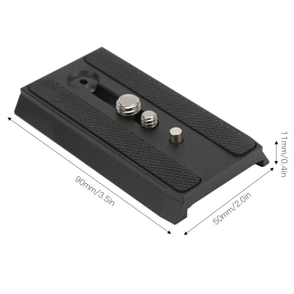 Snabbkopplingsplatta Kamerastativ Monteringsplatta för Manfrotto 501HDV 503HDV 701HDV MH055M0‑Q5