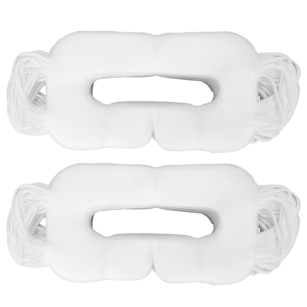 100 st universella engångs VR-masker vita non-woven sanitetsögonmask för Oculus Quest 2