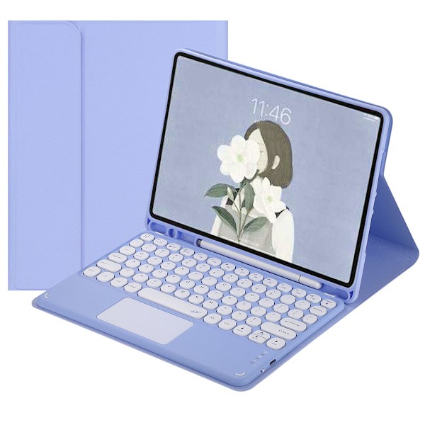 Avtagbart tangentbordsfodral för iPad 9.7\" 2018/2017, Air 2, Pro 9.7 - Inbyggd styrplatta & Multi-Touch-design för ökad produktivitet, Kräver iOS
