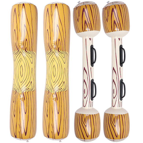 4 stk PVC Voksne Barn Vann Sport Flytende Leke Svømmebasseng Strand Oppblåsbar Float