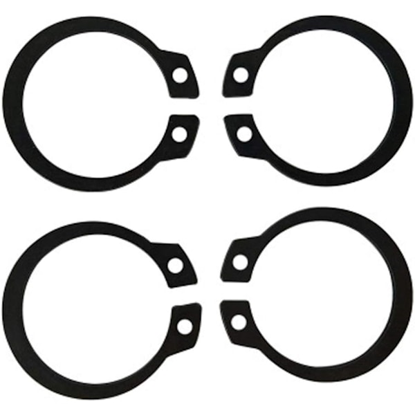 Låsringsats, Extern låsring 18 storlekar (3mm-22mm) Metallfäste Kugghjul Trissa Lagerhållningsklämmor Praktisk förvaringslåda Lämplig för