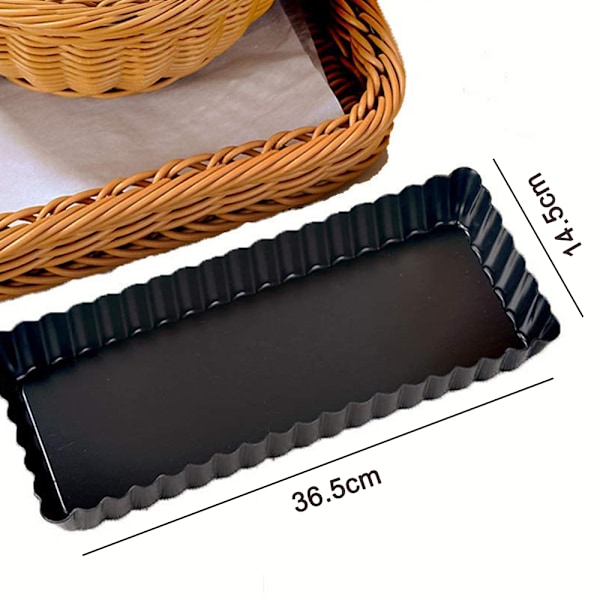 Non-stick Beläggning Pajform, Anodiserad Aluminium, Räfflade Sidor, Säker för Tryckkokare
