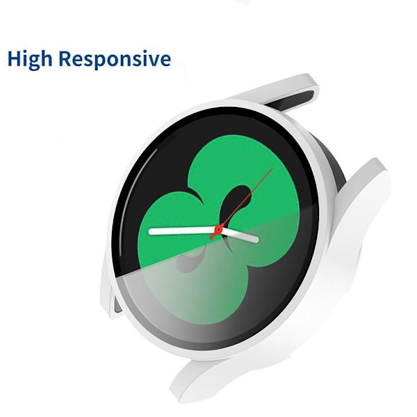 Beskyttende deksel kompatibel med Samsung Galaxy Watch4 40 44mm Full Coverage Skjermbeskytter Dekselv
