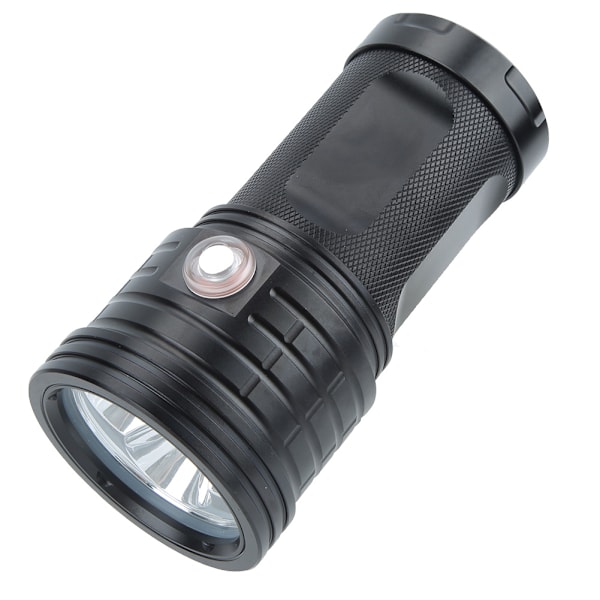 32000LM USB-laddningsbar LED-ficklampa Bärbar Powerbank Vattentät