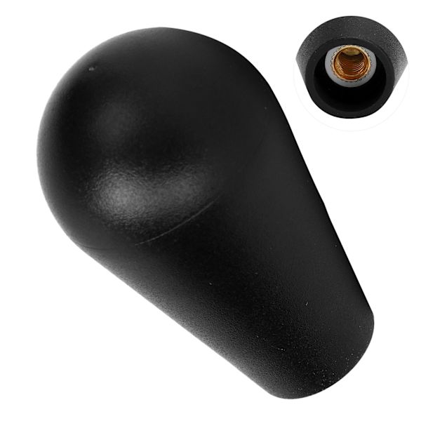 Joystick-pallopää M6 American Style Oval Game Rocker -yläkahva Pelilisävaruste Musta
