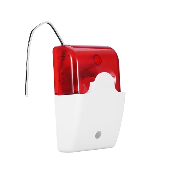 AC220V Rød LED Advarselslys Akustisk-optisk Alarmsystem Emergen