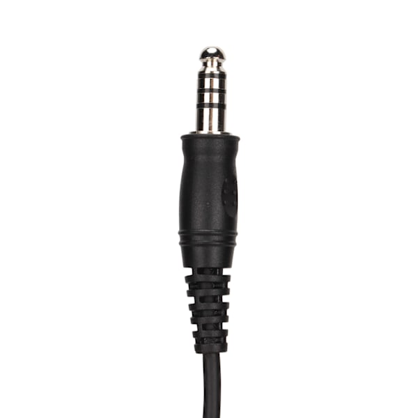 Radioheadset 7.1mm Plugg Brusreducerande Robust Headset med U94 PTT för UV‑5R BF‑888S K-huvud Walkie Talkies