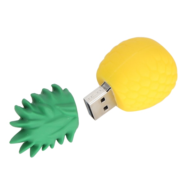 USB-minne Portabel Bulk Minne Stick Ananasform Tecknad Pen Drives Gåva 128GB