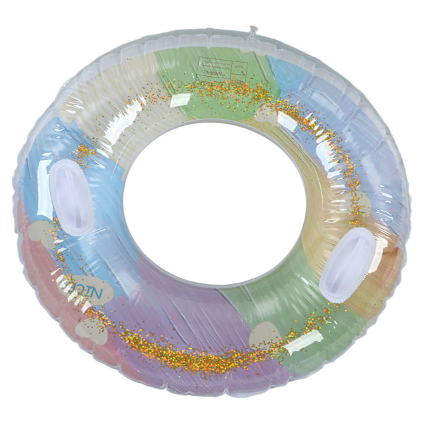 Paljettprydd Badboll, Uppblåsbara Poolleksaker med Förtjockad, Miljövänlig PVC, Färgglatt Glittrande Glitter för Badkar, Strand och Simning