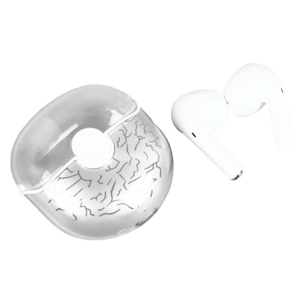 Trådløse øretelefoner med stilfuld, klar, krakeleret tekstur, støjreducerende HiFi-stereolyd og Bluetooth til musik og opkald
