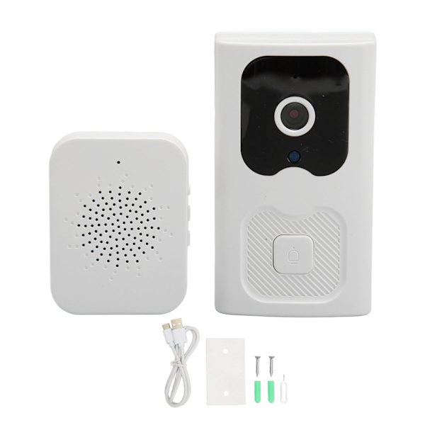 Smart trådløs fjernbetjening videodørklokke intelligent mobiltelefon fjernbetjening Wifi HD nattesyn tovejs opkald dørklokke