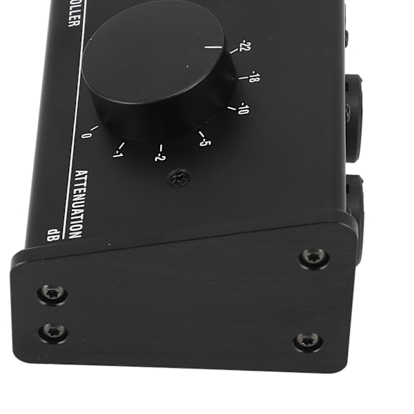 Passiv monitor-kontroller XLR og 3,5 mm grensesnitt Stor volumknapp Dempekontroll Passiv stereo volumkontroll