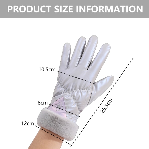 Womens Gloves Winter Touch Screen Texting Phone Windproof Glov