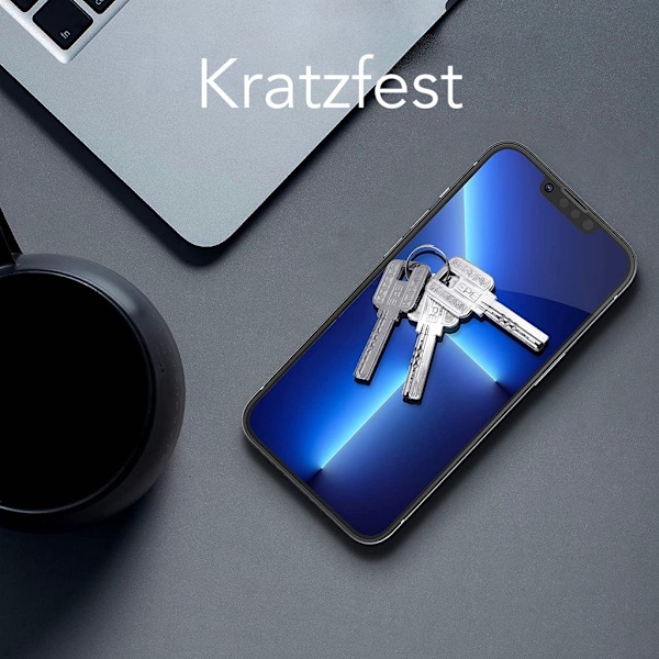 Integritetsskydd för iPhone 13 Pro Max, Splittersäker Anti-Spion Härdat Glasfilm med Nattfotograferingsfunktion, 9H Hårdhet Kant-till-Kant Skydd