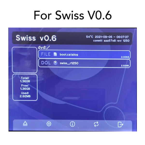 For NGC SD2SP2 PRO Adapter Lagringskortleser for Swiss Boot Disc Mini DVD XENO GC Chip Kompatibel for Gamecube PAL EU Versjon