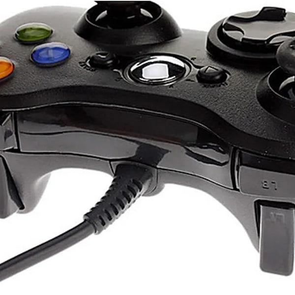 Snygg trådlös handkontroll för Xbox 360, ergonomisk design med asymmetriskt grepp säkerställer bekvämt spelande, integrerad headsetport för sömlös anslutning