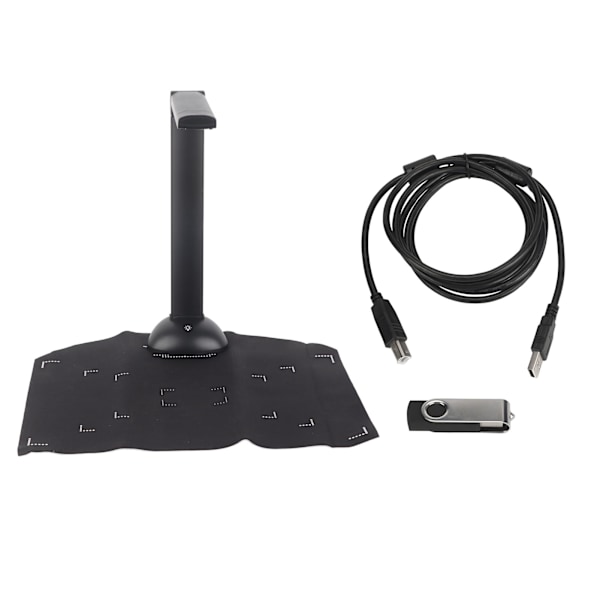 Bok Scanner Kamera 10MP Flerspråkig OCR Realtids Projektion A3 A4 Fällbar Bärbar USB Dokument Kamera Scanner