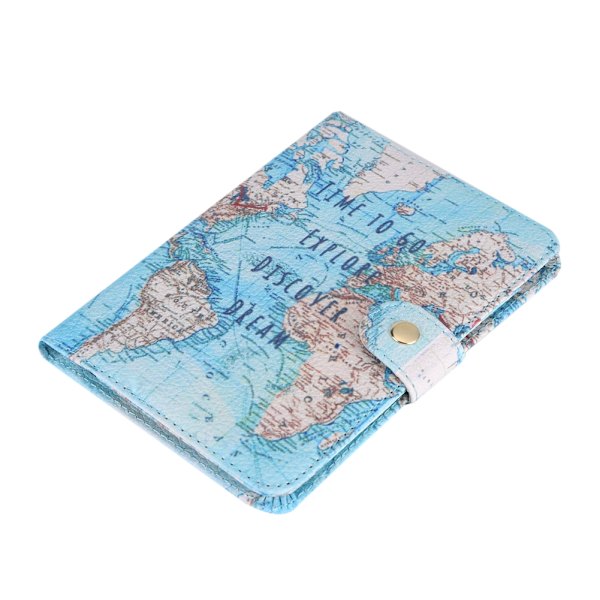 Søt trykt reise lommebok passomslag etui blokkering beskyttelse dokument arrangør etui ID kredittkort etui for reise kart