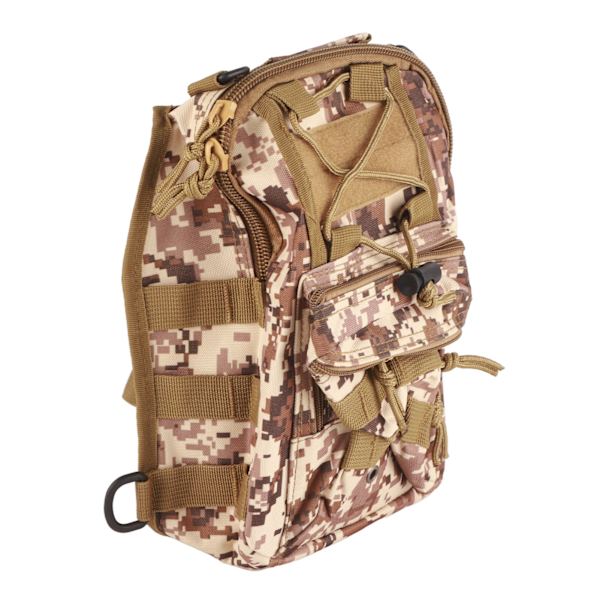 Herre Lille Brysttaske Cykling Skuldertaske Militær Camouflage T