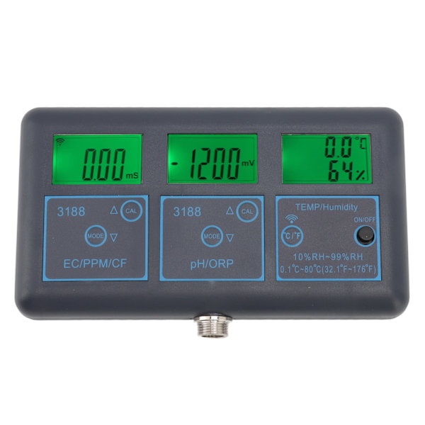 7 i 1 vannkvalitetsmonitor WiFi for Tuya APP ABS EC ledningsevne PH ORP-måler for akvarium