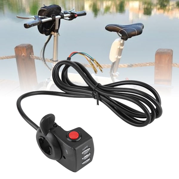 48V Hastighedskontrol Twist Tommelgas Samling til E-cykel Elektrisk Cykel
