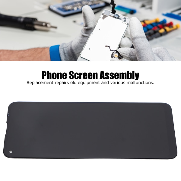LCD-panel skærm digitizer samling til LG K61 mobiltelefon LCD touch skærm udskiftning
