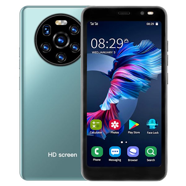 LANDVO mate40 pro 5.45 tuuman HD-näyttöpuhelin, kaksi korttia, kaksi valmiustilaa, älypuhelin 512 Mt + 4 Gt (Vert )