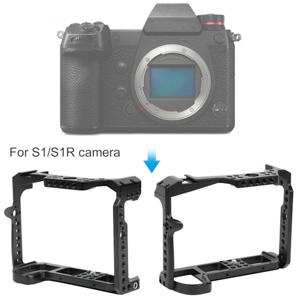 Fotografering Kamerabur Videoopptak med Kald Skomfeste 1/4 3/8 Skruehull for S1/S1R